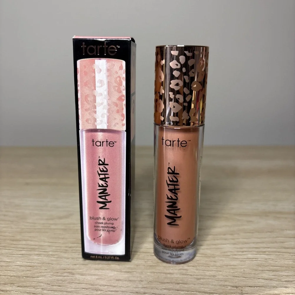 Tarte BUFF Maneater Blush‎ & Glow Cheek Plump Full Size .27 oz NIB